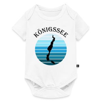 Königssee Kreisblick - Paix et espace - Body à manches courtes Premium Bébé - blanc - Devant