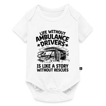 La vie sans ambulanciers, c’est comme une histoire EMS - Body à manches courtes Premium Bébé - blanc - Devant