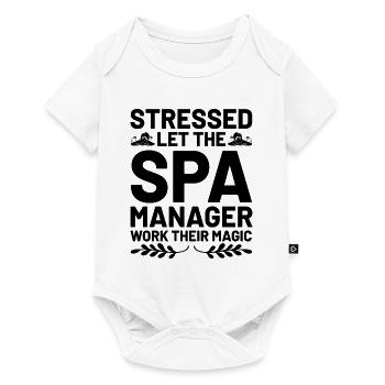 Gestionnaire de SPA Emploi Bien-être Drôle Gestion de SPA Sayi - Body à manches courtes Premium Bébé - blanc - Devant