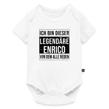 Ich bin dieser legendäre für Enrico - Baby Premium Kurzarmbody - Weiß - Vorne