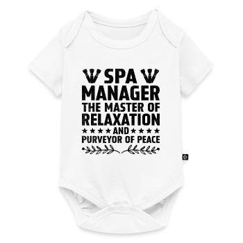 SPA Manager Job Wellness Funny SPA Management Sayi - Baby Premium short-sleeve bodysuit - white - Front