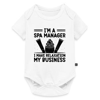 Gestionnaire de SPA Emploi Bien-être Drôle Gestion de SPA Sayi - Body à manches courtes Premium Bébé - blanc - Devant