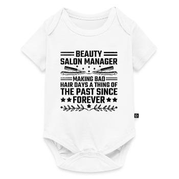 SPA Manager Job Wellness Funny SPA Management Sayi - Baby Premium short-sleeve bodysuit - white - Front