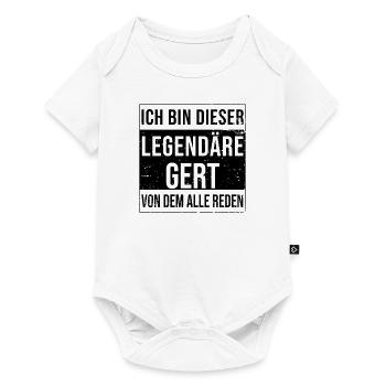 Ich bin dieser legendäre für Gert - Baby Premium Kurzarmbody - Weiß - Vorne