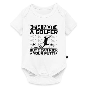 Footgolf Player Foot Golf Footgolfers Foot spielen - Baby Premium Kurzarmbody - Weiß - Vorne