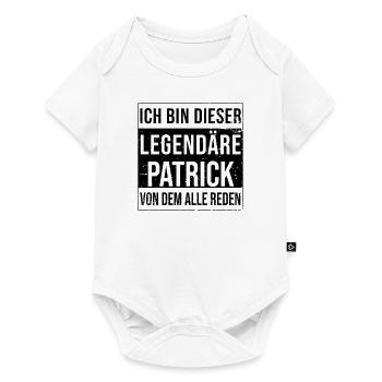 Je suis cette légende pour Patrick - Body à manches courtes Premium Bébé - blanc - Devant
