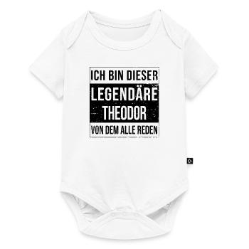 I'm this legendary for Theodor - Baby Premium short-sleeve bodysuit - white - Front