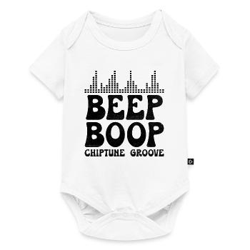 Chiptune Music Lover Groove to the Bleeps and Bloo - Baby Premium short-sleeve bodysuit - white - Front