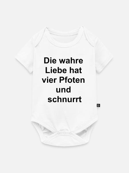 Fellnasen-Geschenk - Baby Premium Kurzarmbody - Weiß