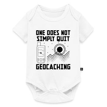 Géocaching Géocache Géocacher Funny Geocacher Sayi - Body à manches courtes Premium Bébé - blanc - Devant