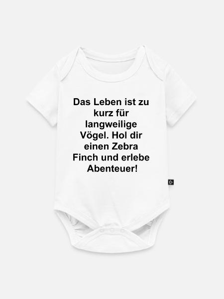 Begleiter Geschenk - Baby Premium Kurzarmbody - Weiß