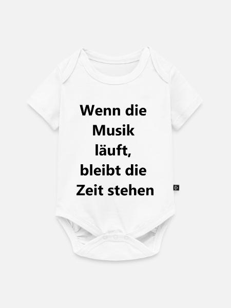 Zeitlos Geschenk - Baby Premium Kurzarmbody - Weiß