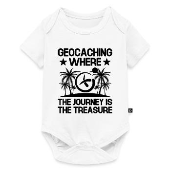 Géocaching Géocache Géocacher Funny Geocacher Sayi - Body à manches courtes Premium Bébé - blanc - Devant