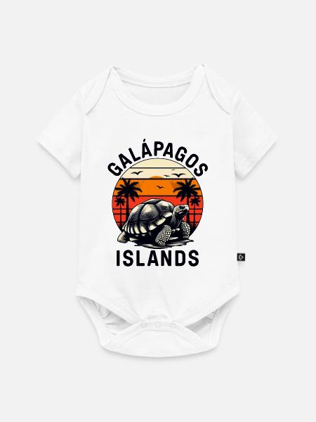 Galápagos Islands - Baby Premium Kurzarmbody - Weiß