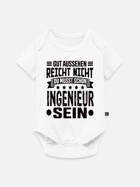 Ingenieur - Baby Premium Kurzarmbody - Weiß