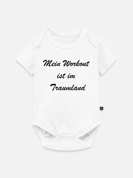 Traumhafte Erholung Geschenk - Baby Premium Kurzarmbody - Weiß