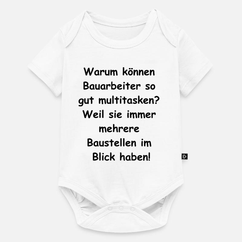 Multitasking Geschenk - Baby Premium Kurzarmbody - Weiß