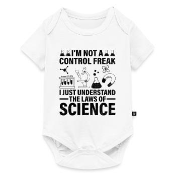 Professeur de sciences Professeur d’école Biologie Chimie P - Body à manches courtes Premium Bébé - blanc - Devant