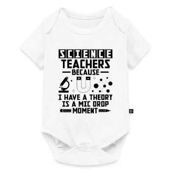 Professeur de sciences Professeur d’école Biologie Chimie P - Body à manches courtes Premium Bébé - blanc - Devant