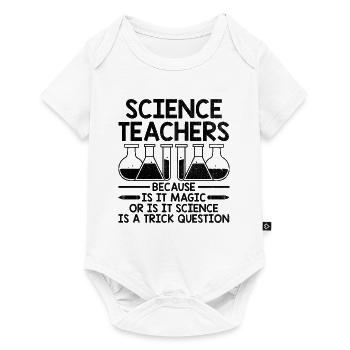 Professeur de sciences Professeur d’école Biologie Chimie P - Body à manches courtes Premium Bébé - blanc - Devant