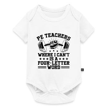 Physical Education Teacher PE Teachers School Spor - Baby Premium short-sleeve bodysuit - white - Front