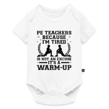 Sportlehrer Sportlehrer Schullehrer - Baby Premium Kurzarmbody - Weiß - Vorne