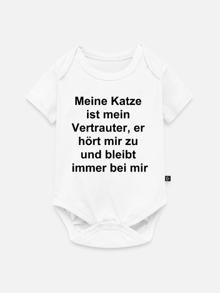Tierischer Begleiter - Baby Premium Kurzarmbody - Weiß