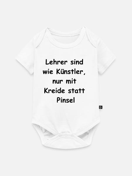 Lehrer-Leidenschaft Geschenk - Baby Premium Kurzarmbody - Weiß