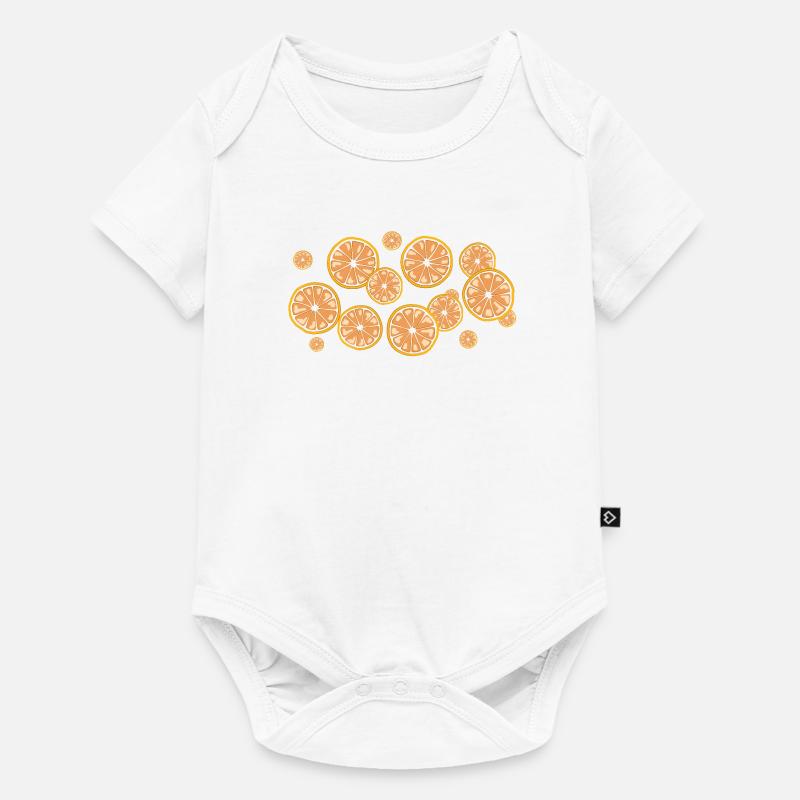 Der Duft der Blutorangen - Baby Premium Kurzarmbody - Weiß