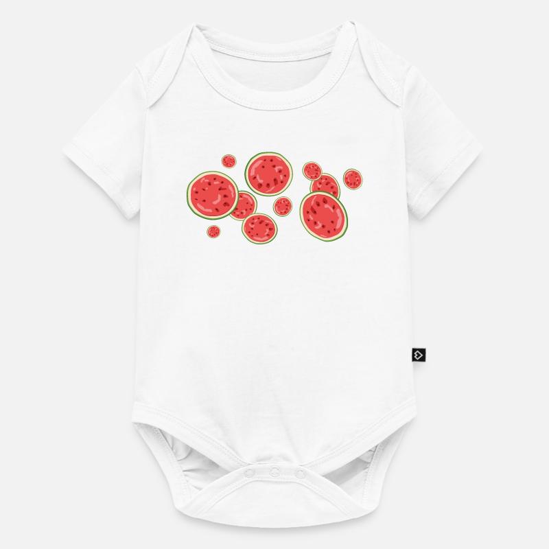 Der Duft der Wassermelone - Baby Premium Kurzarmbody - Weiß