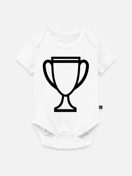 Trophäe - Baby Premium Kurzarmbody - Weiß