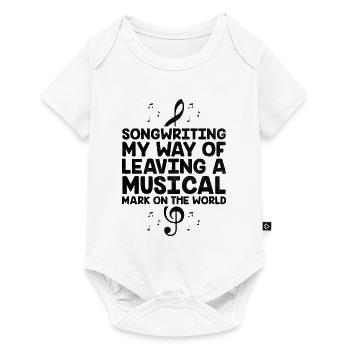 Musician Songwriter Singer Musician Music Music Pr - Baby Premium short-sleeve bodysuit - white - Front