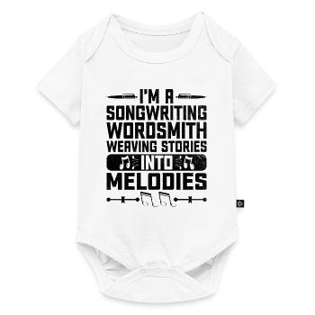Musician Songwriter Singer Musician Music Music Pr - Baby Premium short-sleeve bodysuit - white - Front