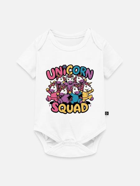 EINHORN-KADER - Baby Premium Kurzarmbody - Weiß