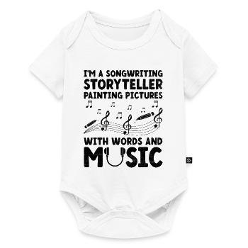 Musician Songwriter Singer Musician Music Music Pr - Baby Premium short-sleeve bodysuit - white - Front