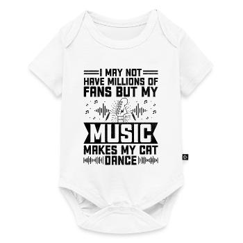 Musicien Auteur-compositeur Chanteur Musicien Musique Musique Pr - Body à manches courtes Premium Bébé - blanc - Devant