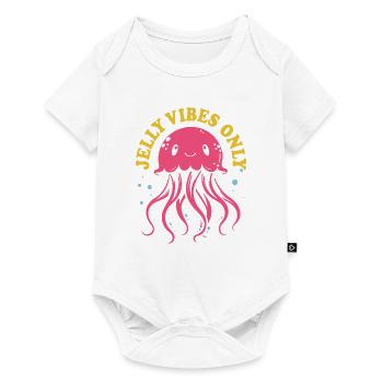 Jelly Vibes only - Méduses avec tentacules - Body à manches courtes Premium Bébé - blanc - Devant