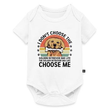 The Golden Retriever Dad Life Choose Me GR Dog - Baby Premium short-sleeve bodysuit - white - Front
