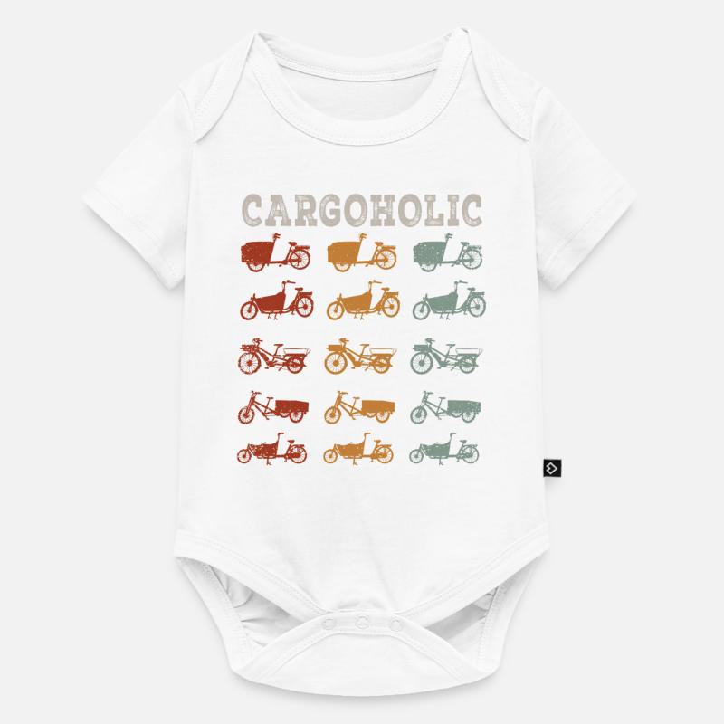 Vélo cargo Cargoholic Vélo cargo - Body à manches courtes Premium Bébé - blanc