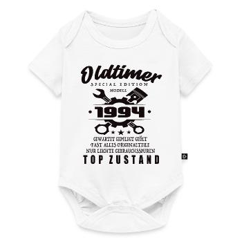 Oldtimer Special Edition Modell 1994 Geburtstag - Baby Premium Kurzarmbody - Weiß - Vorne