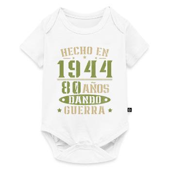 Made in 1944 80 Year Old Vintage Retro Birthday - Baby Premium short-sleeve bodysuit - white - Front