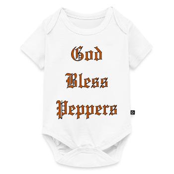 GodBlessPeppers - Baby Premium short-sleeve bodysuit - white - Front
