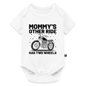 Mommy's Other Ride Has Two Wheels Motorcycle Motor - Baby Premium short-sleeve bodysuit - white - Front