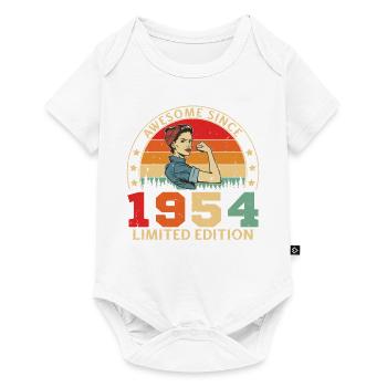 1954 Women's Birthday Limited Edition Vintage - Baby Premium Kurzarmbody - Weiß - Vorne