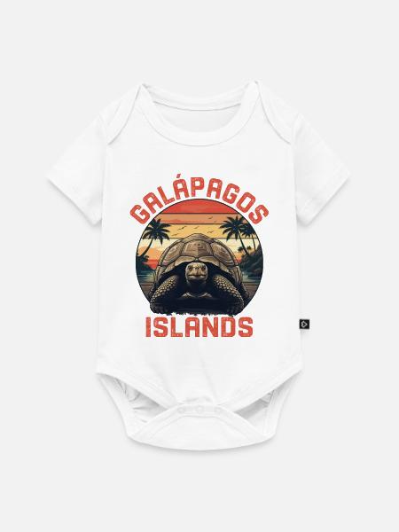 Galapagos Islands - Baby Premium Kurzarmbody - Weiß