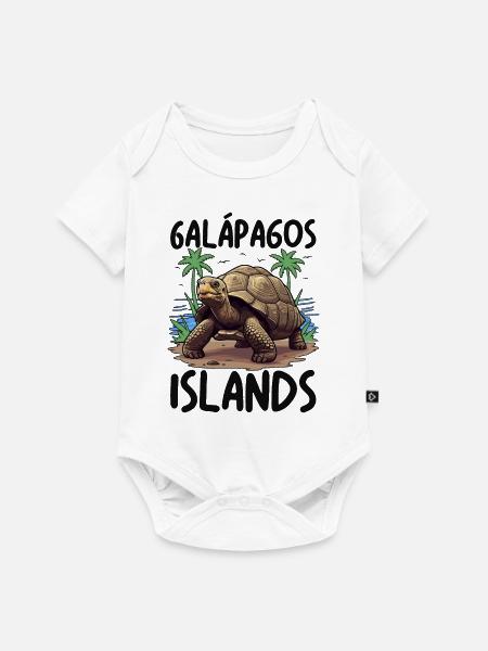 Galapagos Islands - Baby Premium Kurzarmbody - Weiß