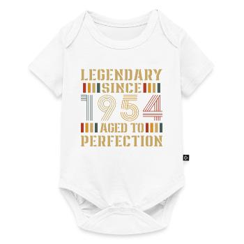 Original 1954 vintage birthday gift - Baby Premium short-sleeve bodysuit - white - Front