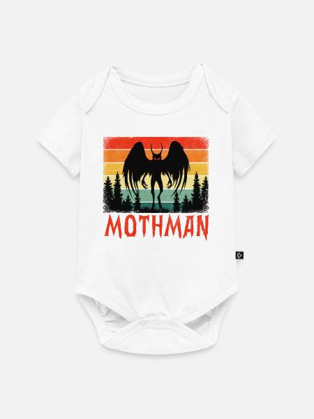 Mothman - Baby Premium Kurzarmbody - Weiß