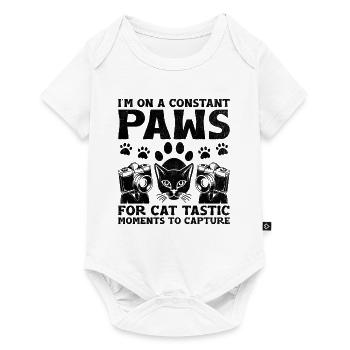 Chat Photographes Chat Amoureux Des Chats Photo - Body à manches courtes Premium Bébé - blanc - Devant