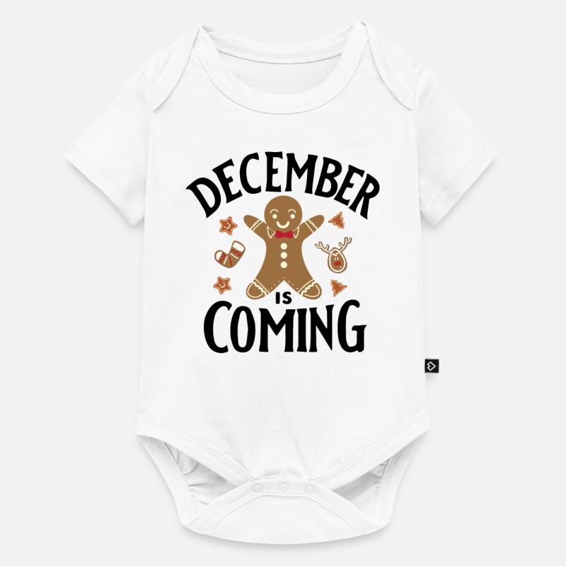 Décembre arrive - Body à manches courtes Premium Bébé - blanc